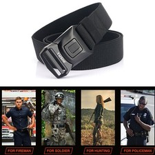 Military Tactical Belt for Men Quick Release Buckle Strap Waistband