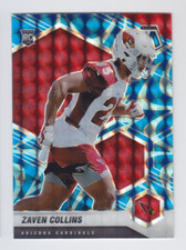 2021 PANINI MOSAIC ZAVEN COLLINS RC REACTIVE BLUE PRIZM ROOKIE #363 Cardinals