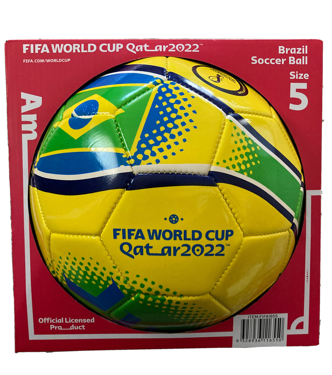 Adidas Brazuca 2014 World Cup Brazil FIFA Official Match Ball Soccer Size 5