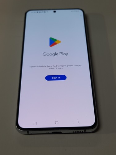 Samsung Galaxy S21 Plus 5G SM-G996U,128 GB,Silver,Unlocked,Fair Cond :QA002 - Zdjęcie 2 z 8