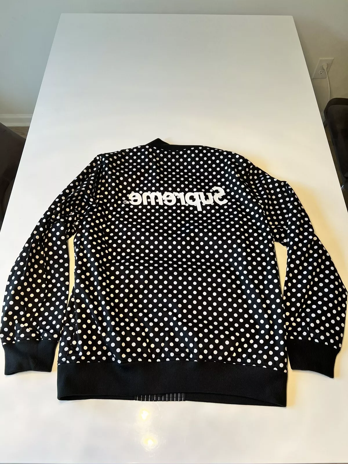 Veste de bombardier Supreme X CDG Harold Hunter taille XL réversible Comme Des Garçon 