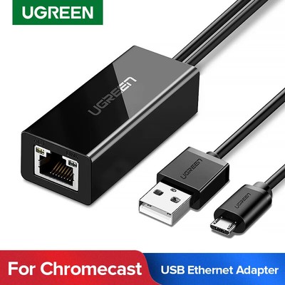 Ugreen USB Ethernet Adapter for Amazo Fire TV Stick USB to RJ45 USB Network Card