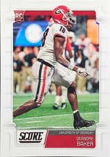 2019 Score #375 Deandre Baker Georgia Bulldogs RC
