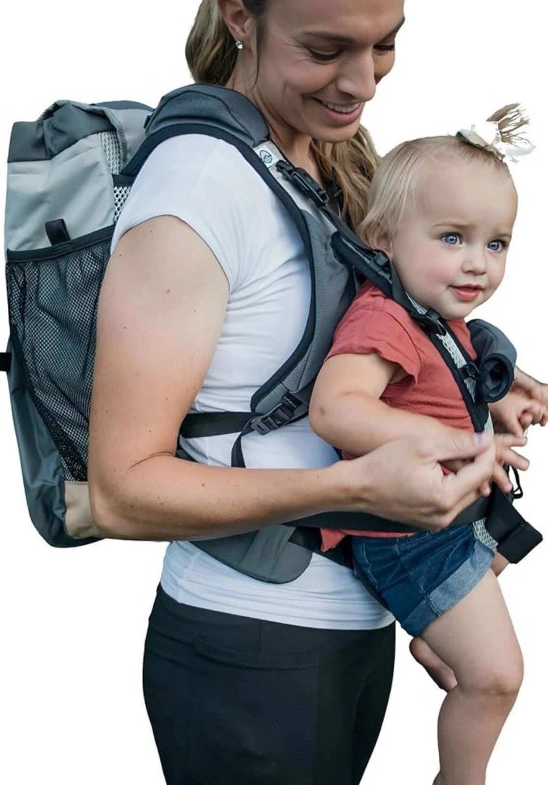 Baby Carrier and 40L Diaper Bag Hip Healthy Baby Carrier for Newborn to Toddler