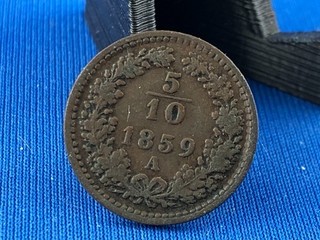 AUSTRIA 5/10 CRUCEROS 1859 A (A4/161)