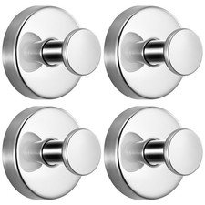 Suction Cup Hooks for Shower No-Drill Bathroom Hooks for Towels, Robes, Loofa...