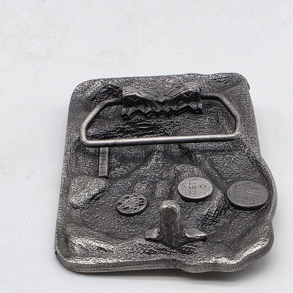 Bergamot Brass Works Country Western Music Belt Buckle Cowboy Rodeo 1984 - Image 4 of 4