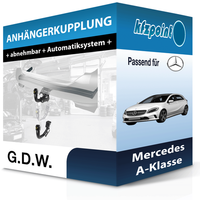 FüR Mercedes A-Klasse 07.2015-04.2018 G.D.W. AnhäNgerkupplung Abnehmbar Neu