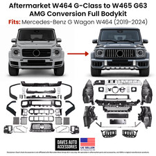 Mercedes-benz G Class Wagon W464 Upgrade To W465 G63 Amg Full Body Kits 19-2024