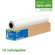 15 rolls 44in x 328ft Dye Sublimation Paper 81gsm for Heat Transfer