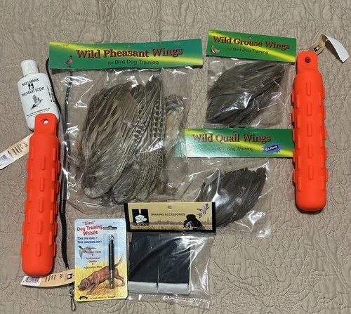 Classic T Designs Pheasant Quail Grouse Dog Training Wings Orange Dummies Scent