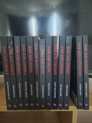 Pre-Owned Dark Ages Clan Novels Set #1-13 White Wolf Publishing Dark Fantasy