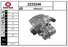 Bremssattel für Renault VEL Satis Megane II Laguna Grandtour Espace IV ab 01->