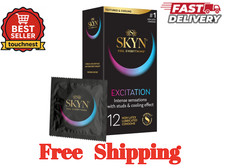 12 Pack Condones Para Hombres Sensacion Natural Maximo Placer Sin Latex USA