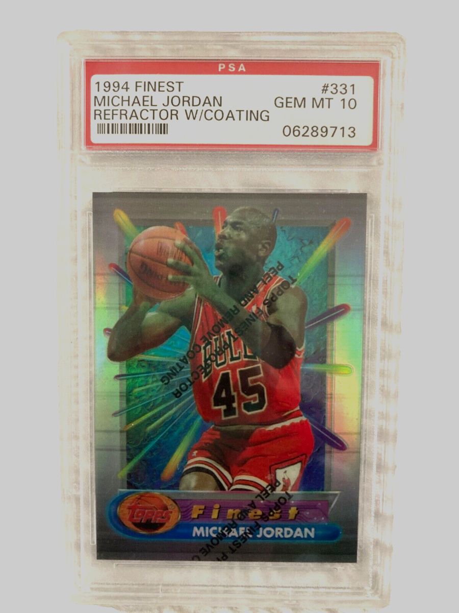 1994-95 TOPPS FINEST ジョーダン！！ Michael Jordan 1994 Topps Finest #331 Base (No Coating