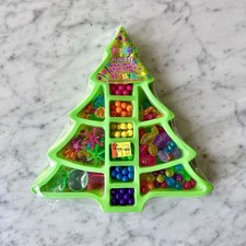 Vintage 90  s Lisa Frank Holiday Bead Mania Kit Sealed New