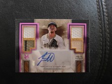 2025 Topps Museum Jackson Merrill Signature Swatches Quad Relic /75