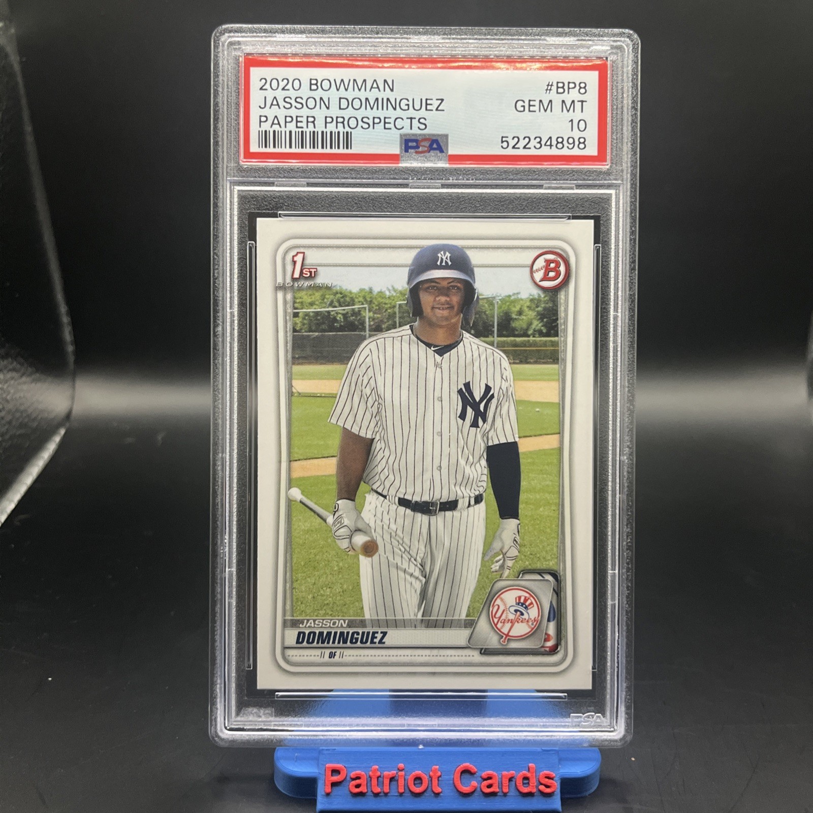 2020 Bowman Prospects Jasson Dominguez #BCP-8 PSA 10