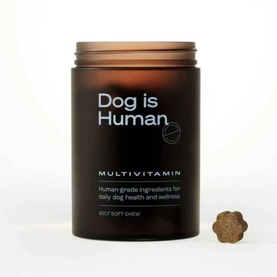 Dog is Human Multivitamin Soft Chews | Human-Grade Dog Wellness (60ct)