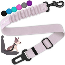 Dog Seat Belt,Retractable Dog Car Harness Seat Belt for Car-Adjustable Pet Safet