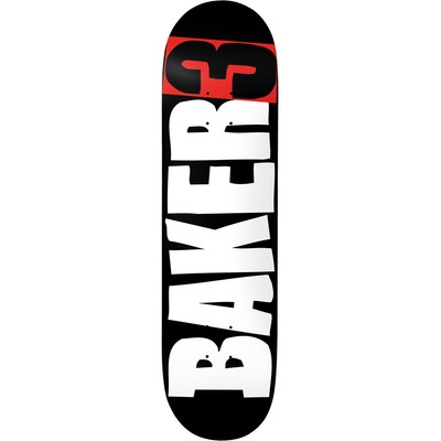 BAKER スケートボード ブラック ホワイト Baker Skateboard Deck Baker 3 8.25