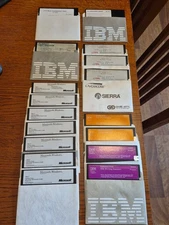 VINTAGE Microsoft Flight Simulator 5.25 Disks Dynamix Games Sierra Game Arts LOT