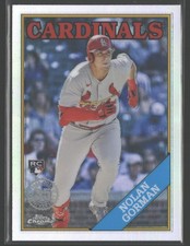 2023 Topps Chrome #88BC-18 Nolan Gorman 1988 Topps Baseball 35th Anniversary