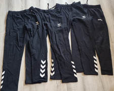 Hummel Trousers S Long Training Sports Pants Sweat Black Baggy Jogging Bundle