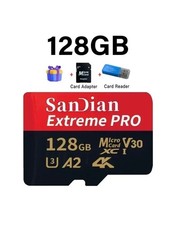 128GB Micro SD Card Class 10 High Speed TF Memory Card for Camera Phone