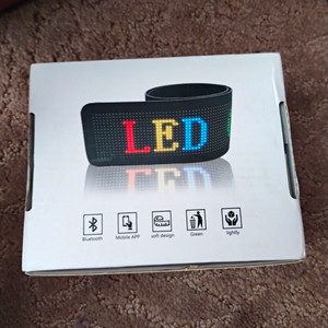 Flexible LED Screen Illuminated Sign, Bluetooth LED Multi-Color Display