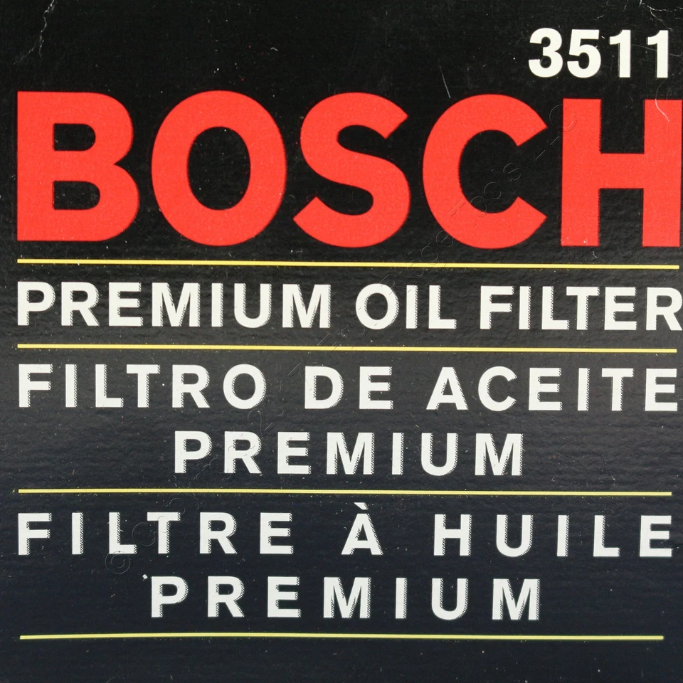 Filtro de aceite de motor Bosch 3511 Spin-on Premium para GMC Sierra 3500 HD 2007-2019 Foto 4 de 4