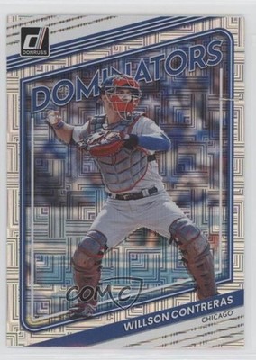 2022 Panini Donruss Dominators Vector Willson Contreras #D-10 0bt4