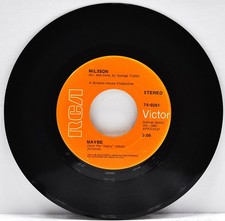 NILSSON  "Maybe / I Guess The Lord Must Ben In NYC" 45RPM  RCA  74-0261