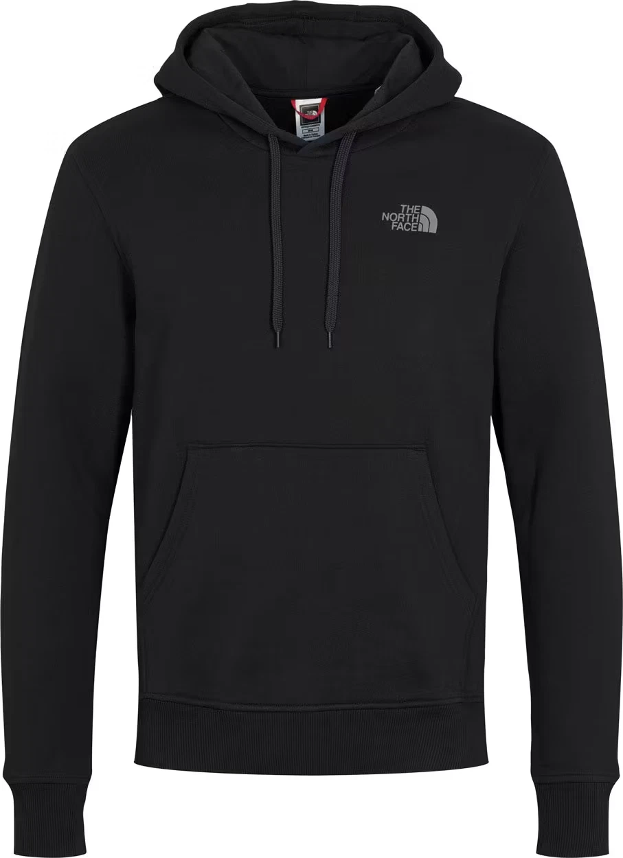 The North Face Hoodie Black Logo Mens Pullover Seasonal Drew Peak Casual Hoody
