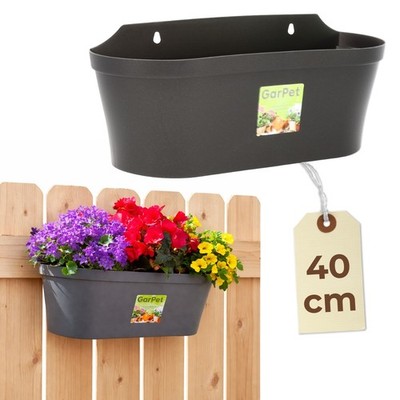 blumenkasten 58 cm Boardee Fencycase Blumenkasten Balkonkasten Blumentopf Pflanzkasten Ru   Euroelectronics DE