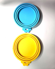 2 Pack Pet Food Can Covers Universal Can Lids Safe/Silicone Dogs Cats and more
