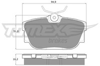 Tomex Brakes BremsbelÄGe Bremsbelagsatz Hinten VW California T4 Transporter T4