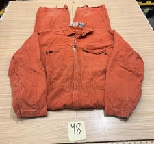 Bulwark Workrite Coveralls Mens Sz 54R FR Flame Resistant Full Zip