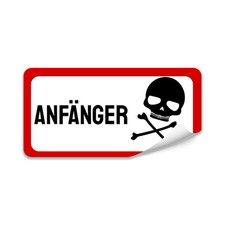 Autoaufkleber Fahranfänger Aufkleber Anfänger Hinweis Sticker für Kfz R214-13