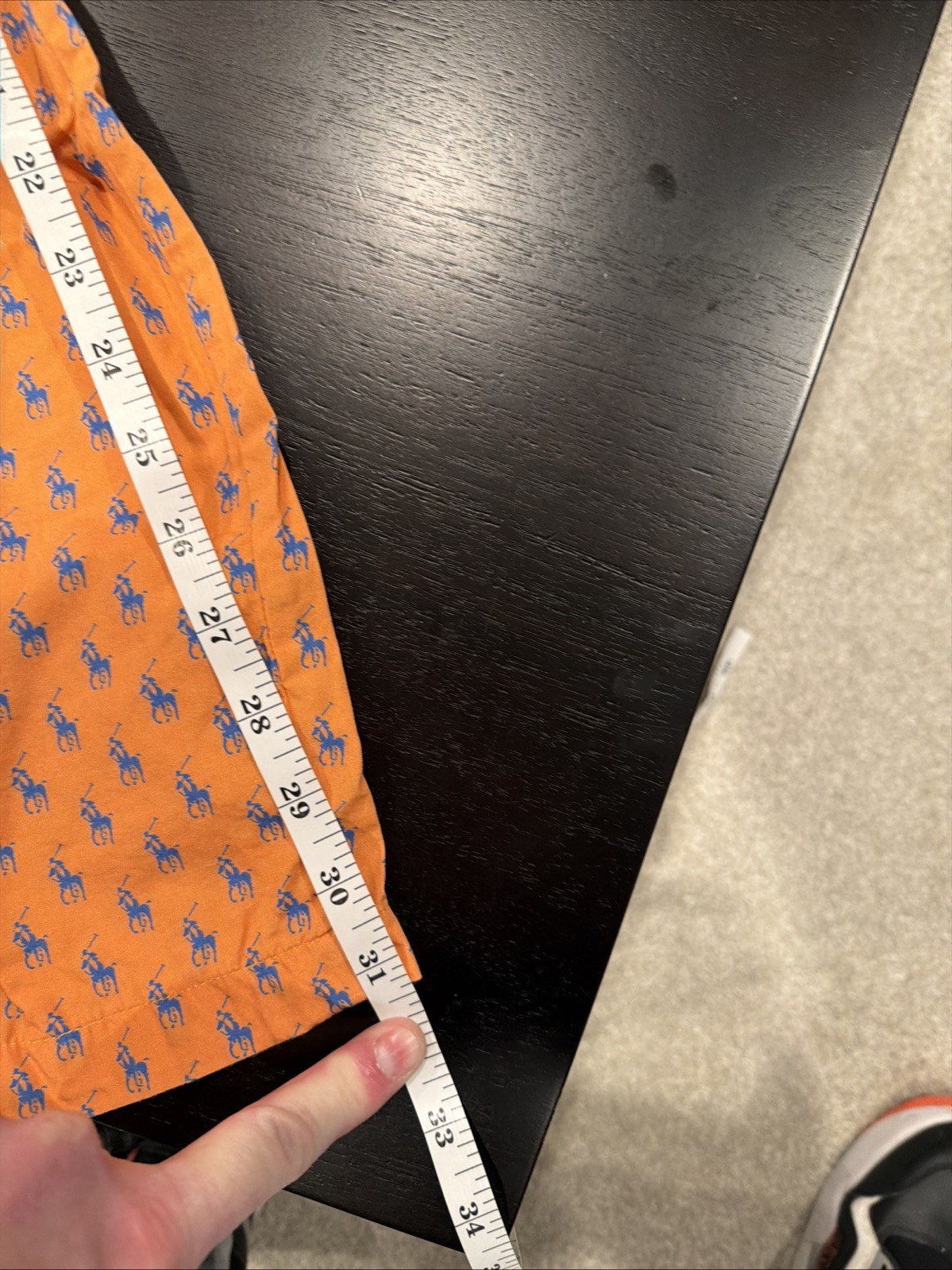 Polo Ralph Lauren All Over Pony Sleepwear Orange  Pajama Pants Size L Brand New thumbnail 10