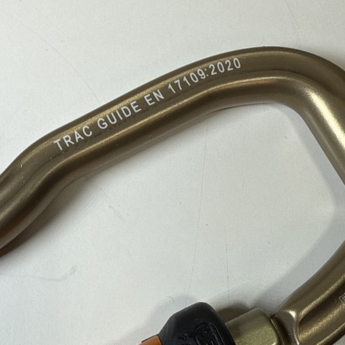 Petzl Trac Guide Trolley Orange P024AB00 Lot With Carabiners - Picture 3 of 11