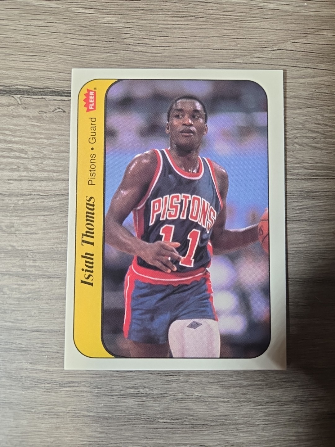 1986-87 Fleer #10 Isiah Thomas Stickers 1 Detroit Pistons