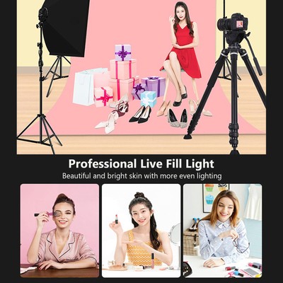 US Plug Softbox Photography Lighting Kit Multifunctional E27 Light Bulb Conti CB