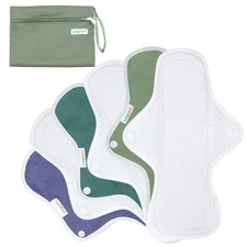 Reusable Sanitary Pads for Women, Feminine Pads for Women Regular Absorbency ...