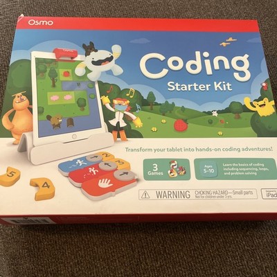 Osmo Coding Starter Kit for iPad 3 Learning Games Stem Toy