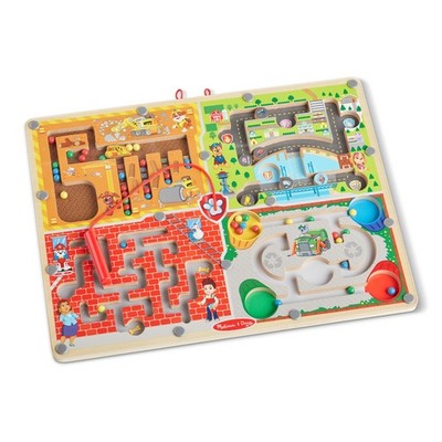 Melissa & Doug Paw Patrol Holz 4-in-1 Magnetstab Labyrinth Brett - FSC zertifiziert
