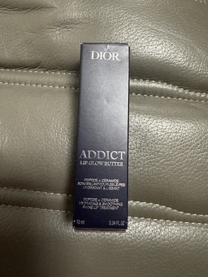 Dior Addict Lip Glow Butter 102 Glazed Lavender Lip Gloss Hydrating 0.34oz