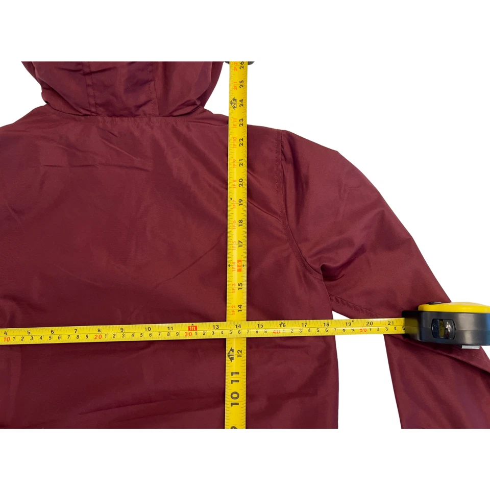 Children’s Place Kid L (10/12) Maroon Hooded Jacket Lightweight Layer - Image 4 of 4