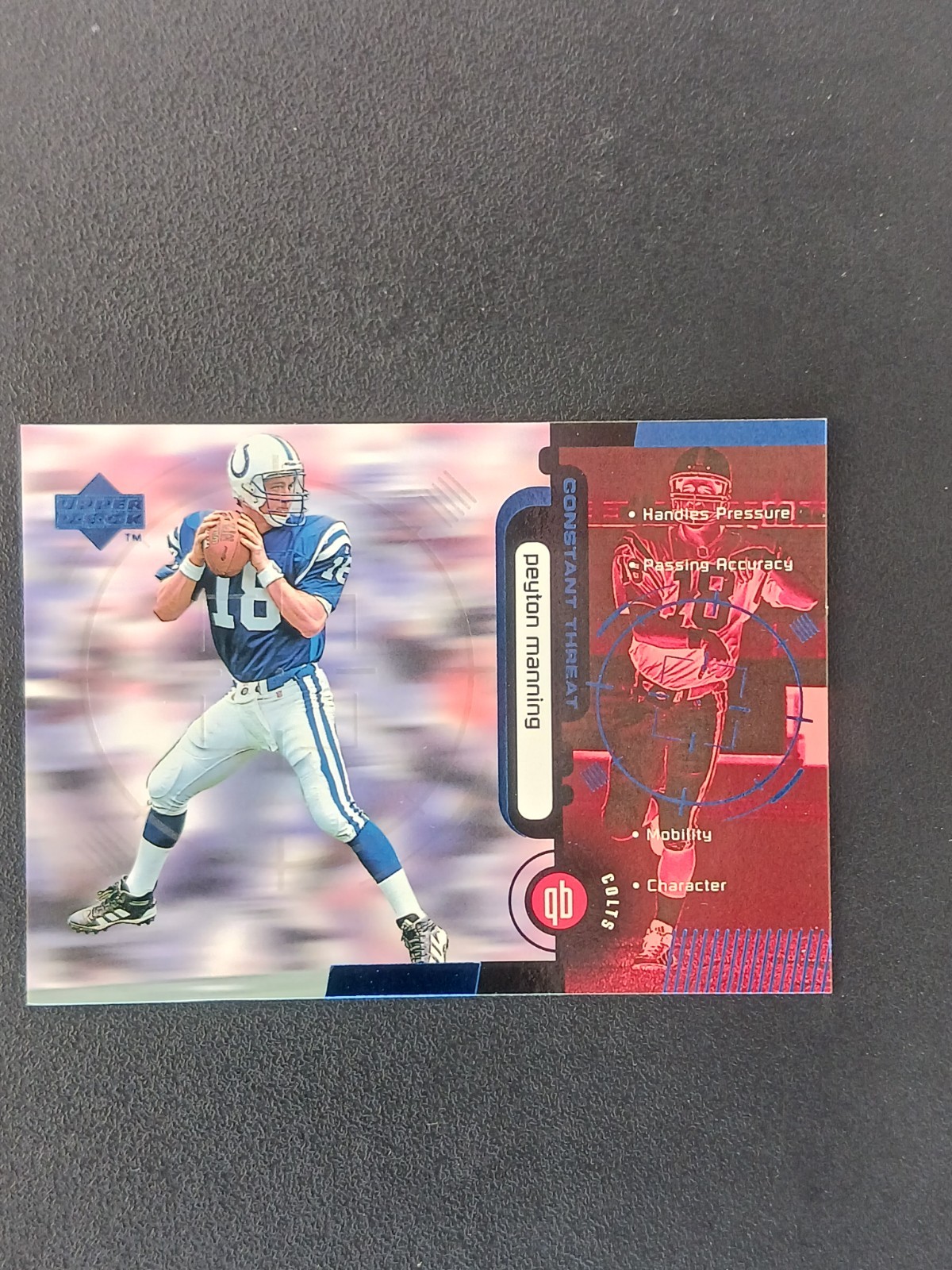 1998 Upper Deck - Constant Threat Peyton Manning #CT2 (RC)