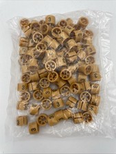 Clothes Hanger Marker Number 3 Fits 3mm Rod Garment Coding Light Brown 100pcs